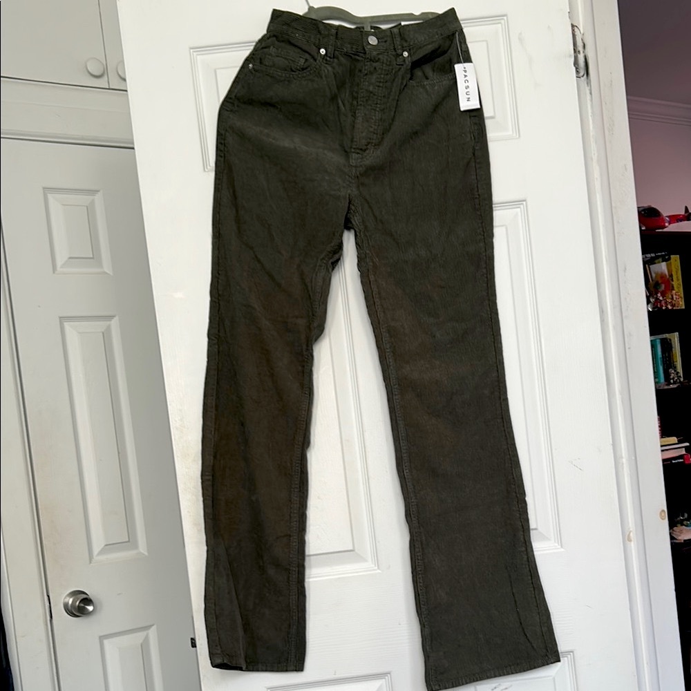 NWT PacSun Olive Green Corduroy Pants